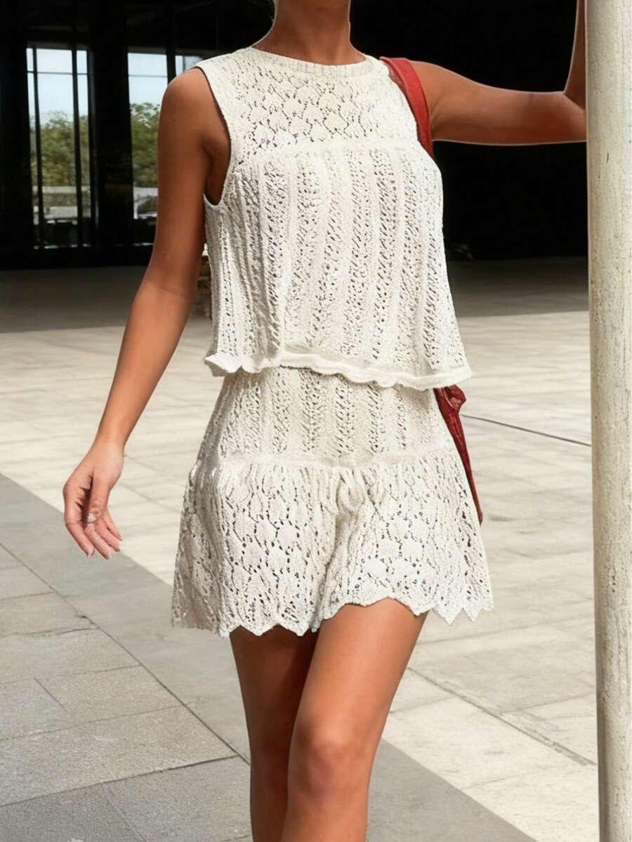 SHEIN BLUZKA SPÓDNICA DZIANINOWY KOMPLET S09__XL