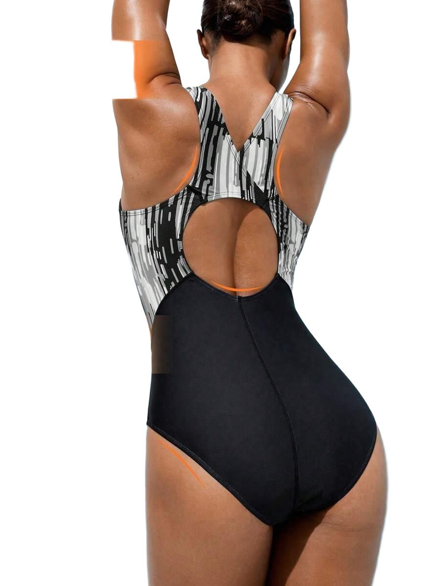 SHEIN JEDNOCZĘŚCIOWY STRÓJ KĄPIELOWY S09__XL