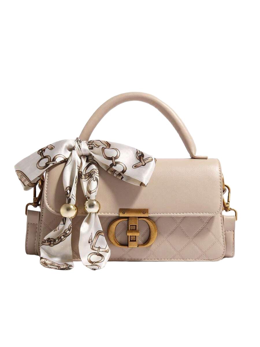 SHEIN BEŻOWA TOREBKA IMITACJA SKÓRY S07__13X22CM