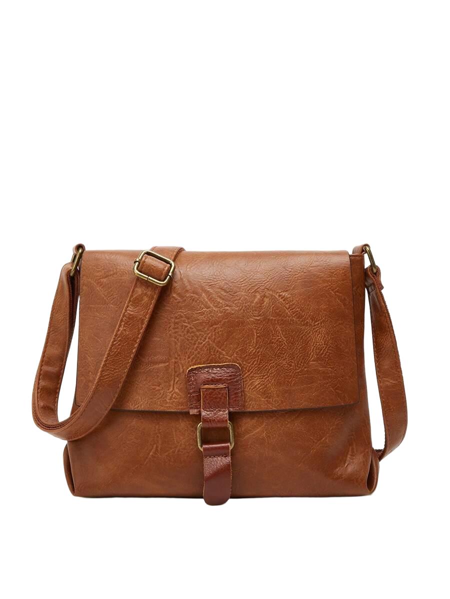 SHEIN BRĄZOWA TOREBKA NA RAMIĘ S07__27X23
