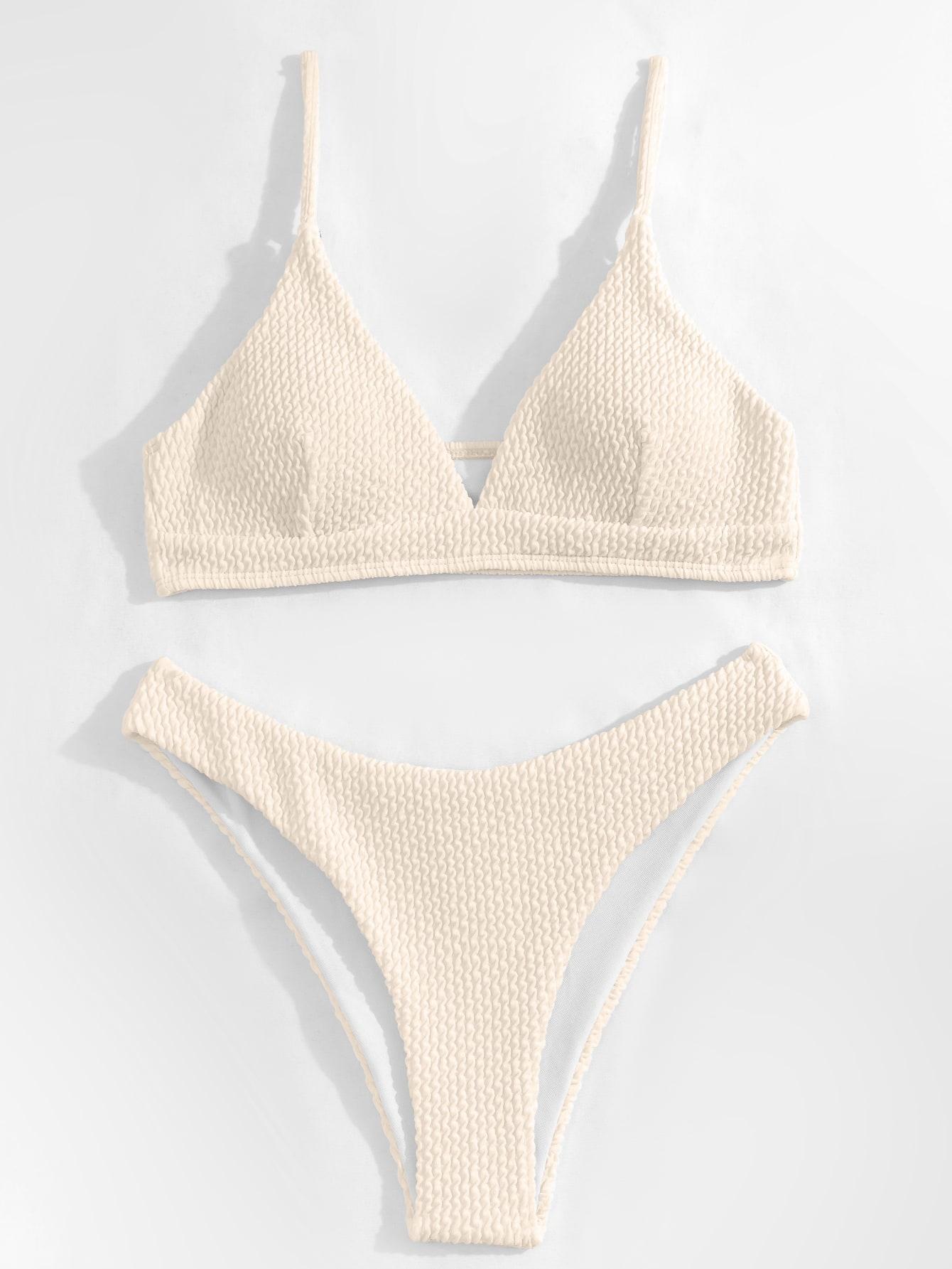 SHEIN DWUCZĘŚCIOWY STRÓJ KĄPIELOWY S09__M