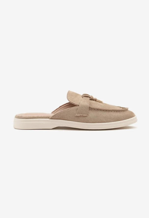 SHEIN BEŻOWE KLAPKI CASUAL PK01__40,5