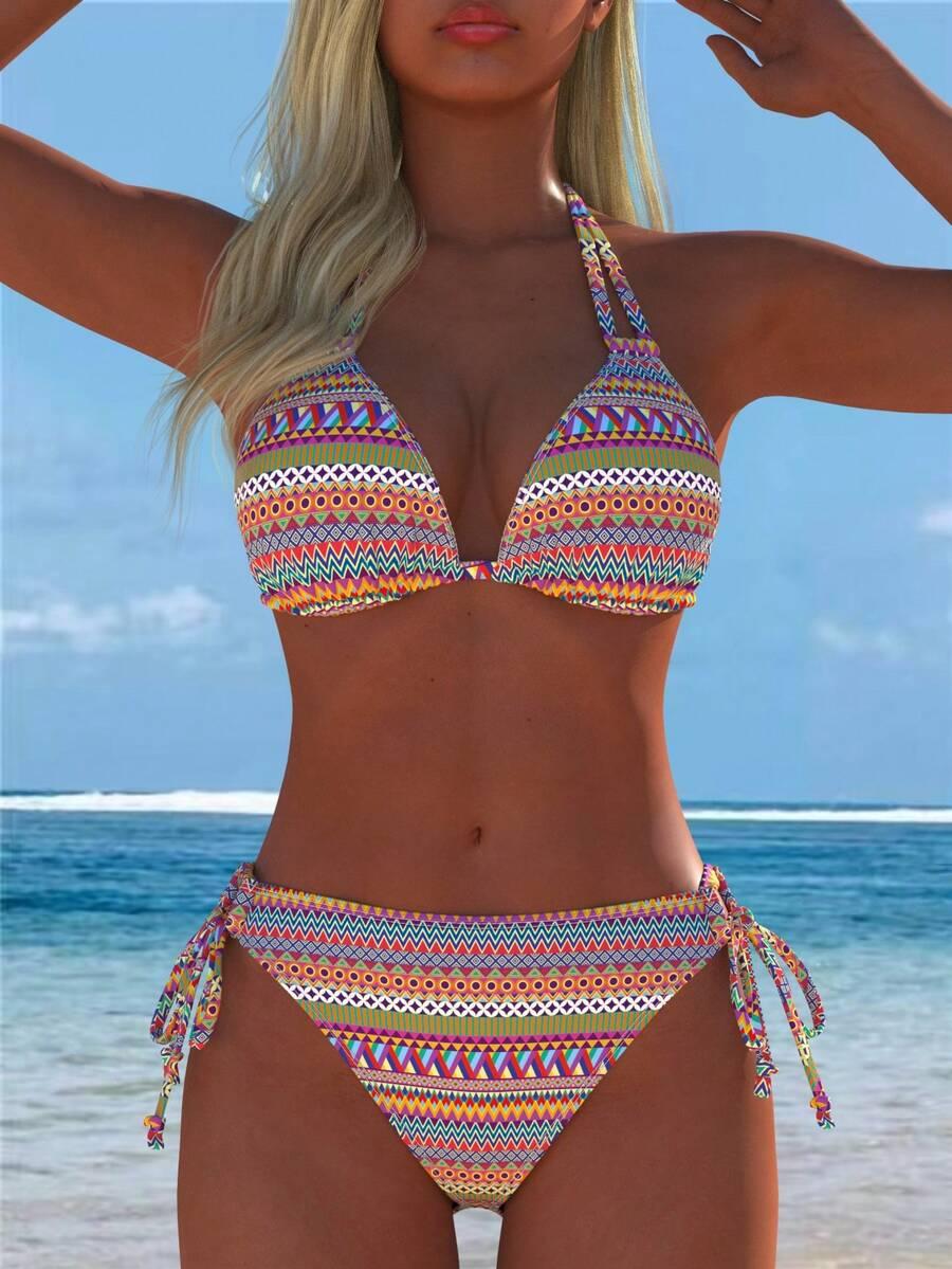 SHEIN DWUCZĘŚCIOWY STRÓJ KĄPIELOWY S09__M