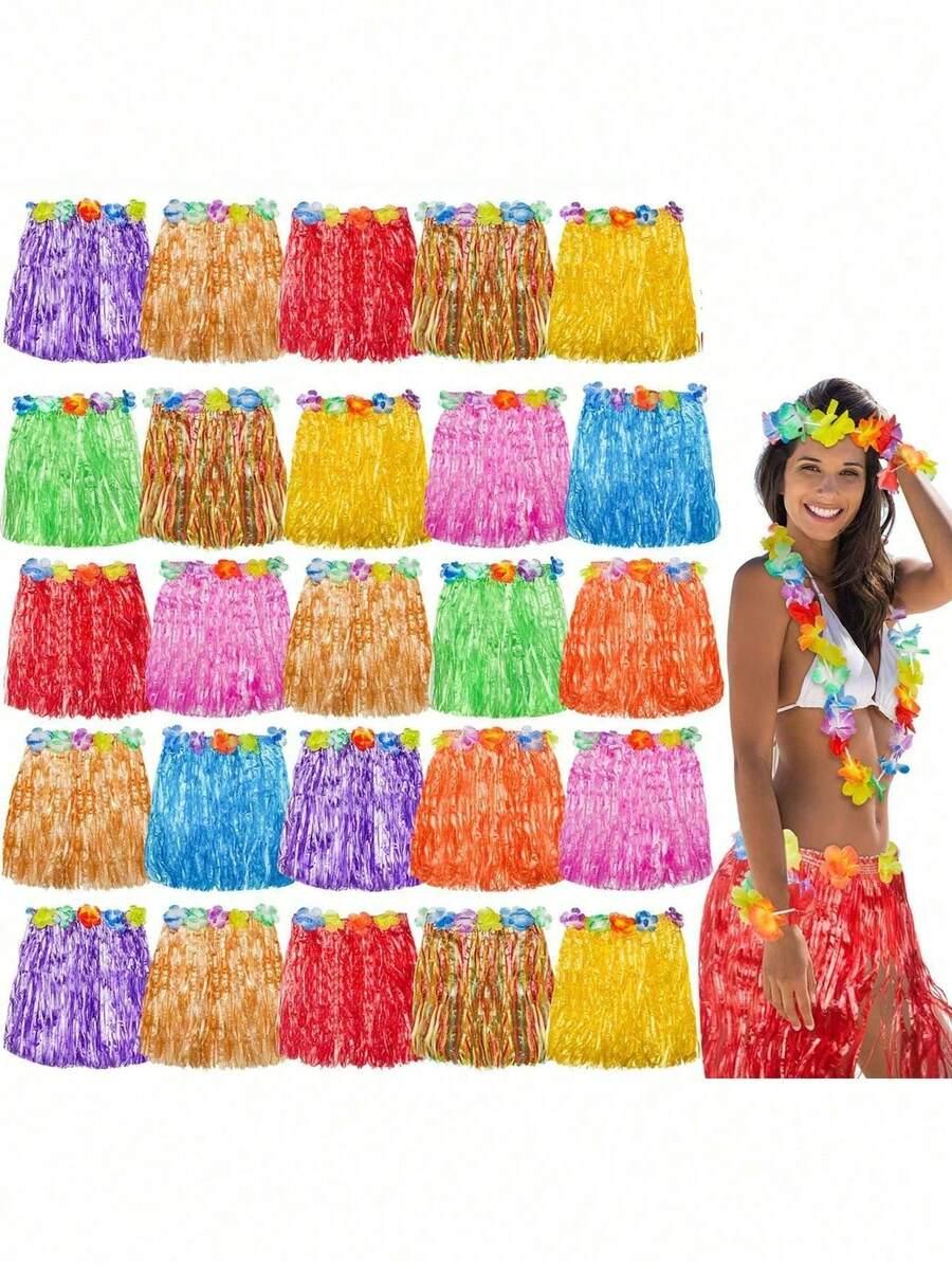 SHEIN HAWAJSKA SPÓDNICA KWIATY 10-PACK S07
