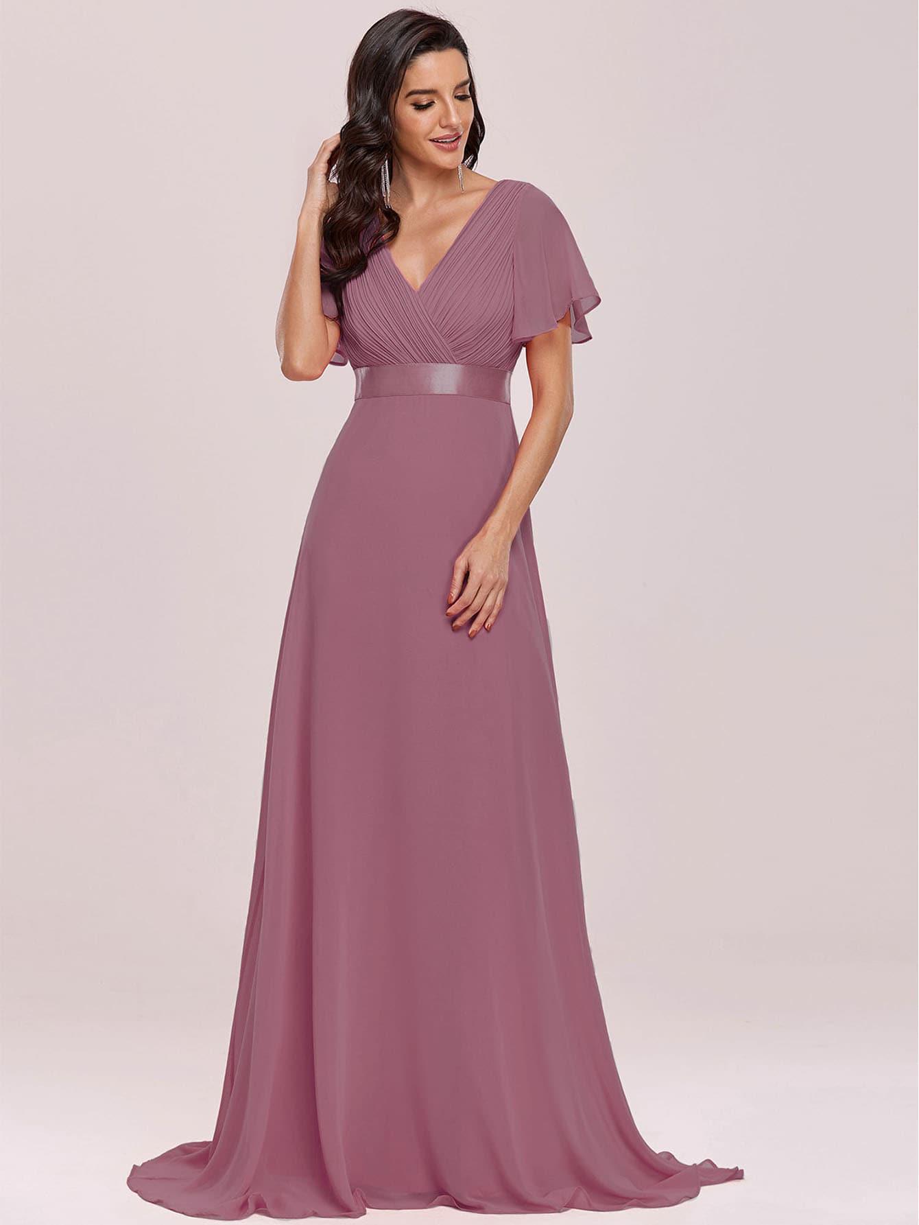 SHEIN RÓŻOWA MAXI SUKIENKA S06__S