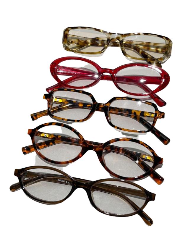 SHEIN OKULARY ZERÓWKI 5-PACK S07