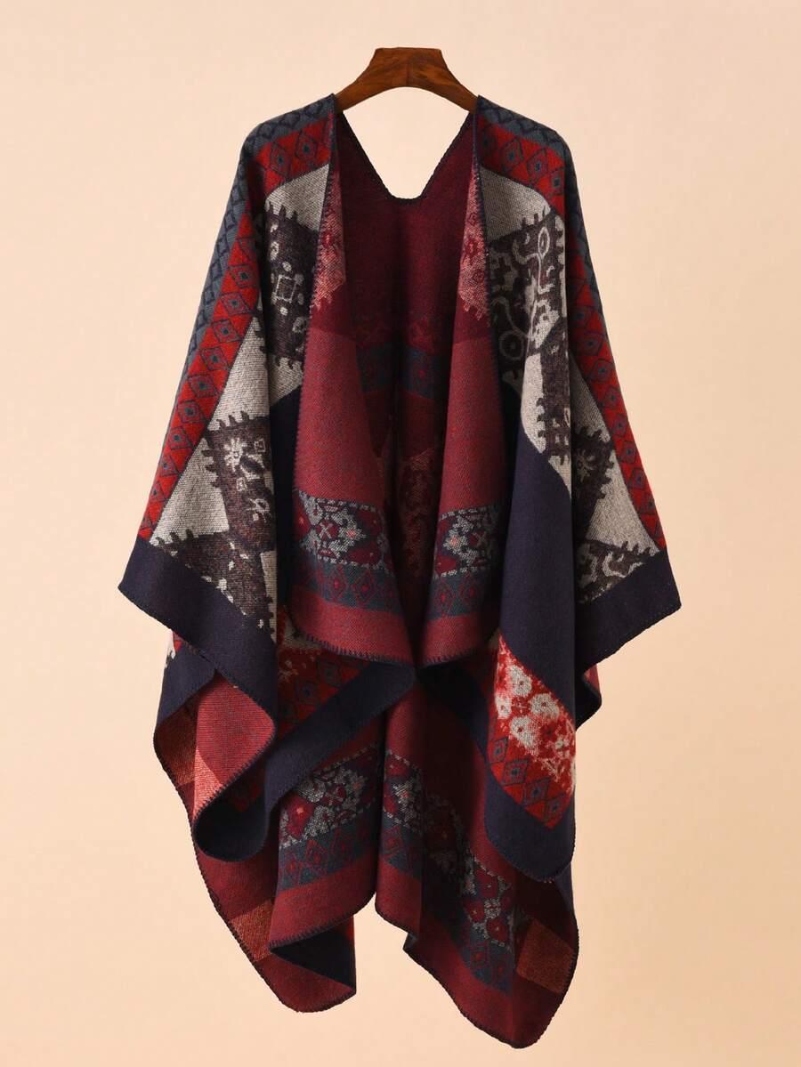 SHEIN SZALIK WZÓR KRATKA S07