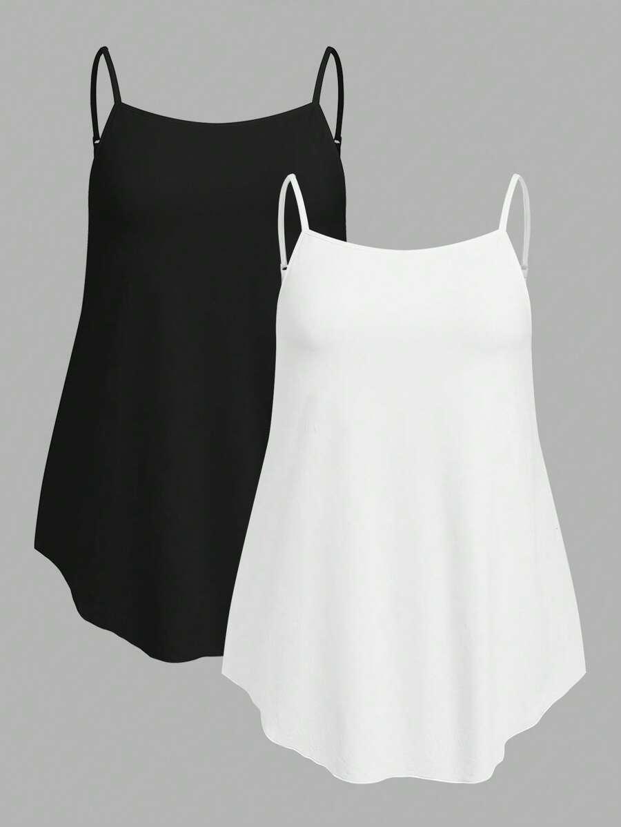 SHEIN TOP NA RAMIĄCZKACH 2-PACK S06__48