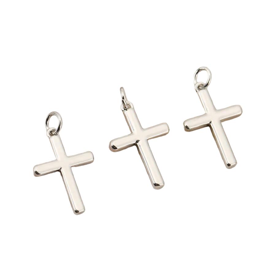 SHEIN SREBRNA ZAWIESZKA KRZYŻYK 3-PACK S07