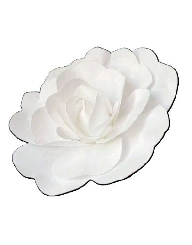 SHEIN SZTUCZNA BIAŁA RÓŻA S07__40X40CM