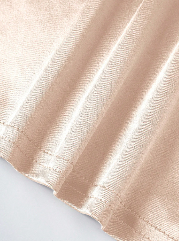 SHEIN SATYNOWY TOP NA RAMIĄCZKACH S09__M