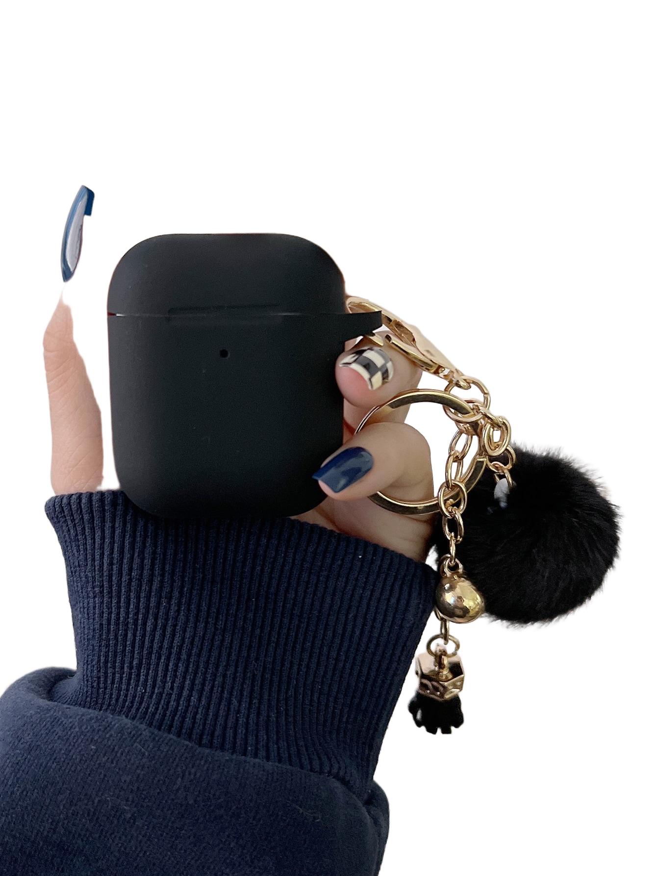 SHEIN ETUI NA SŁUCHAWKI AIRPODS 1/2 Z BRELOKIEM S07
