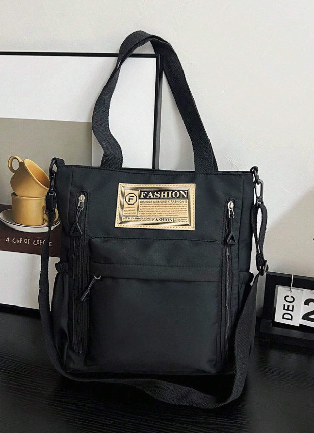 SHEIN CZARNA TOREBKA ZAMEK S07__34X30