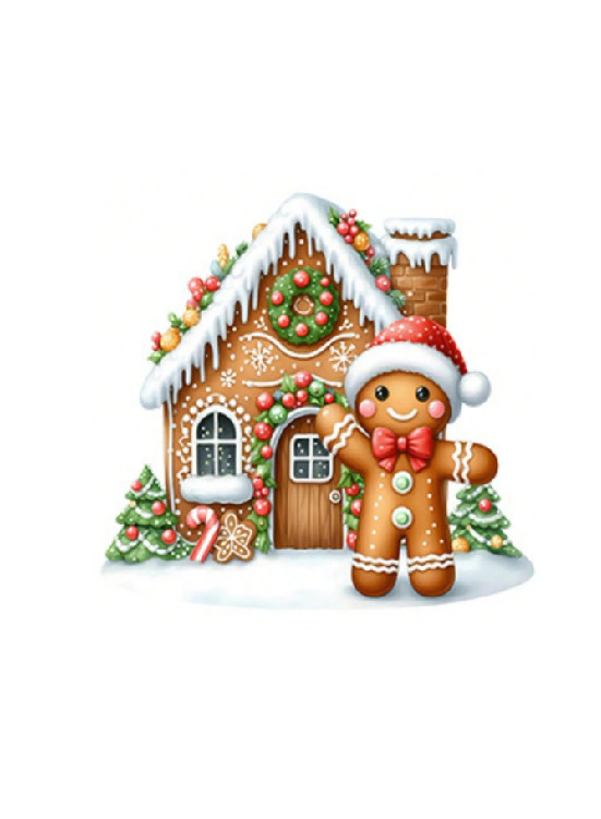 SHEIN NAKLEJKA ZE ŚWIĄTECZNYM MOTYWEM BDD__30X30CM