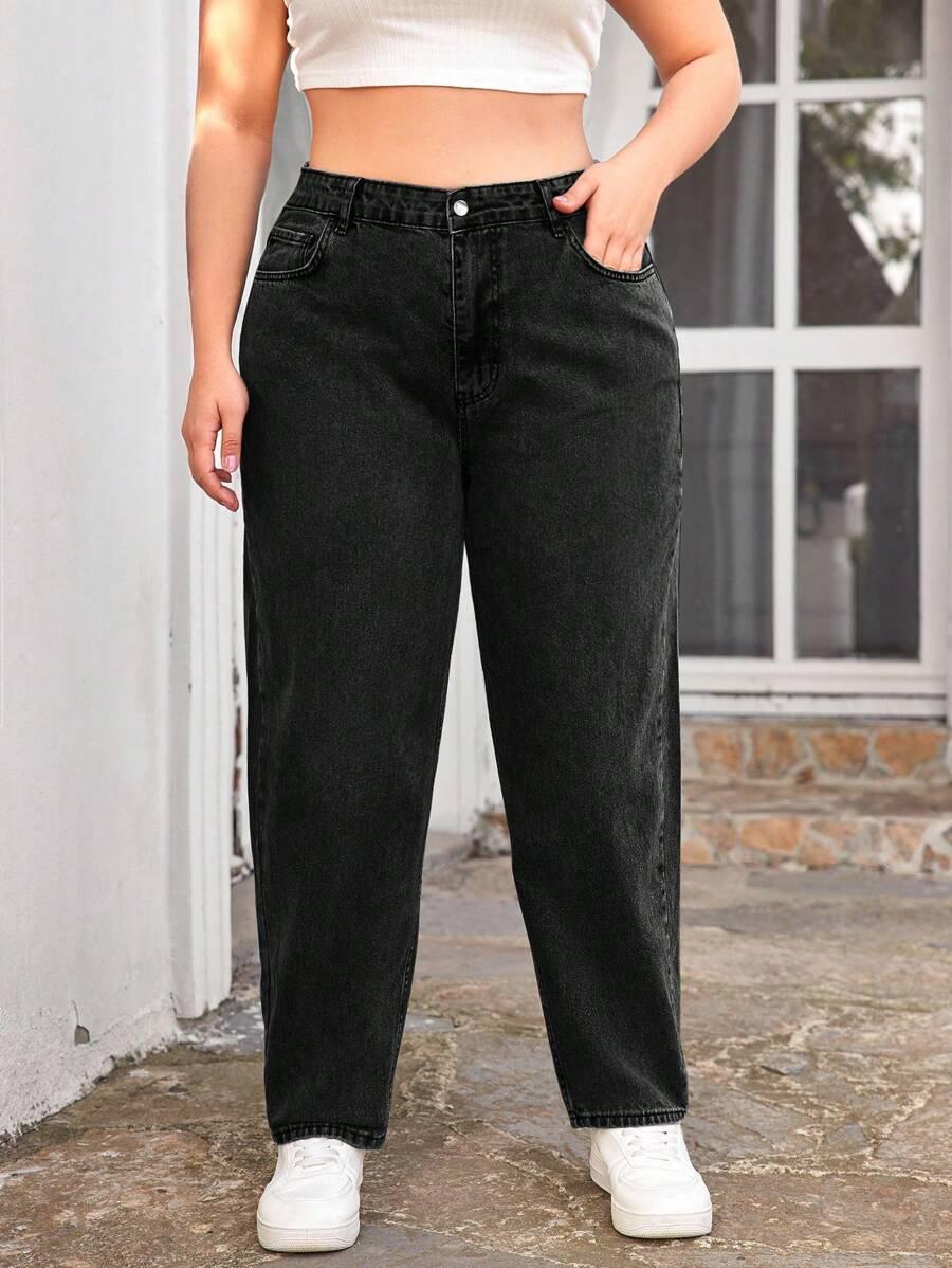 SHEIN SPODNIE MOM JEANS S06__52