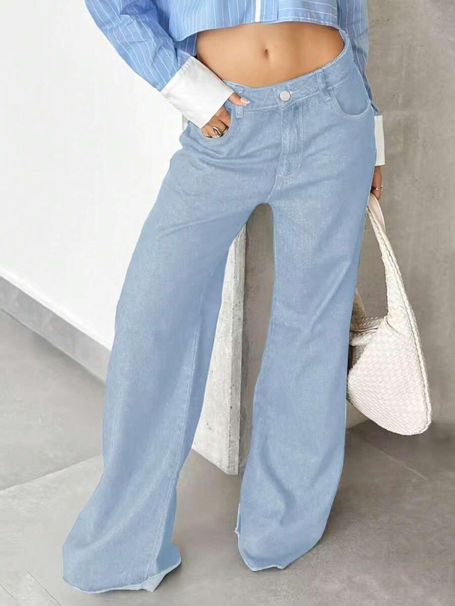 SHEIN NIEBIESKIE SPODNIE JEANS S06__XL