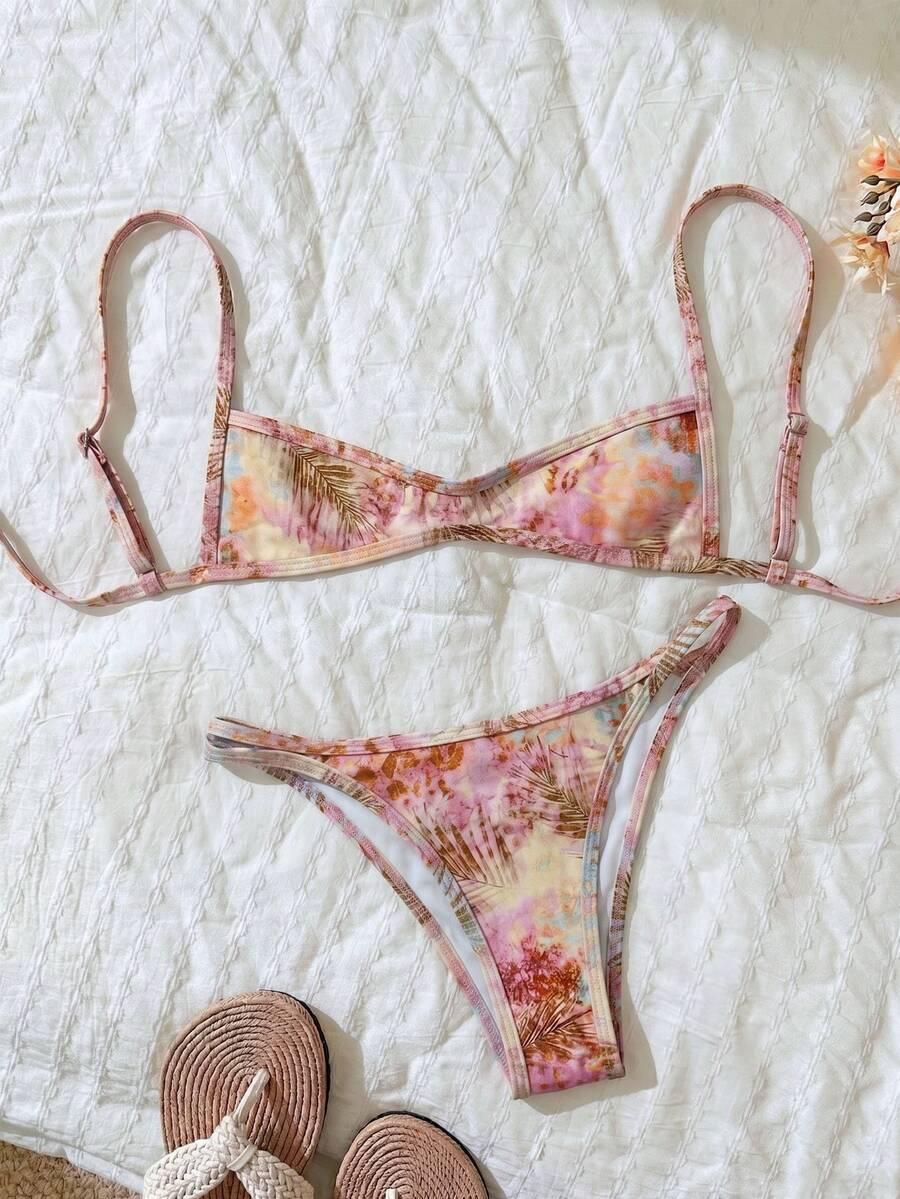 ELAVELLE DWUCZĘŚCIOWY STRÓJ KĄPIELOWY TROPICAL PRINT S09__L