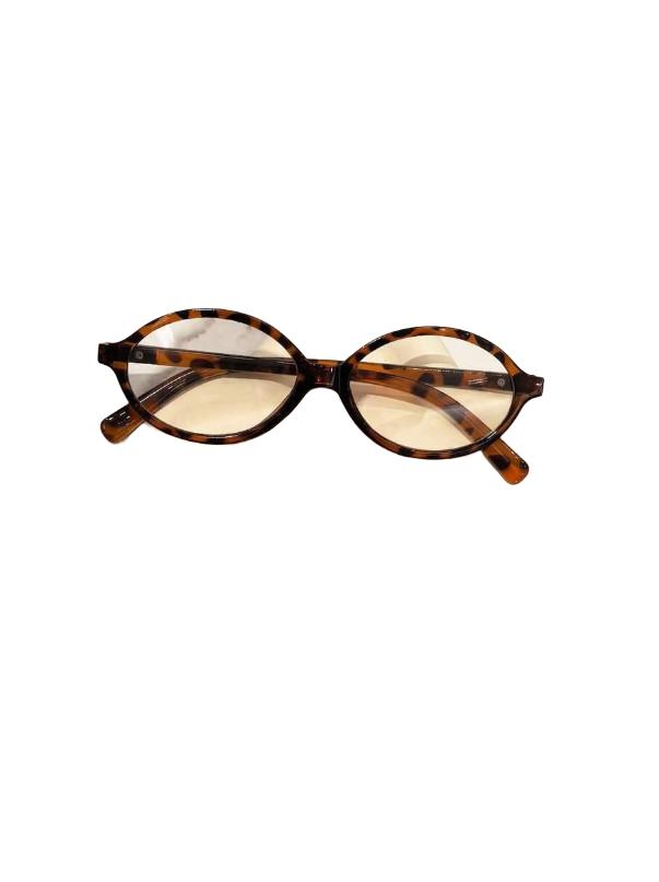 SHEIN OKULARY ZERÓWKI ANIMAL PRINT S07