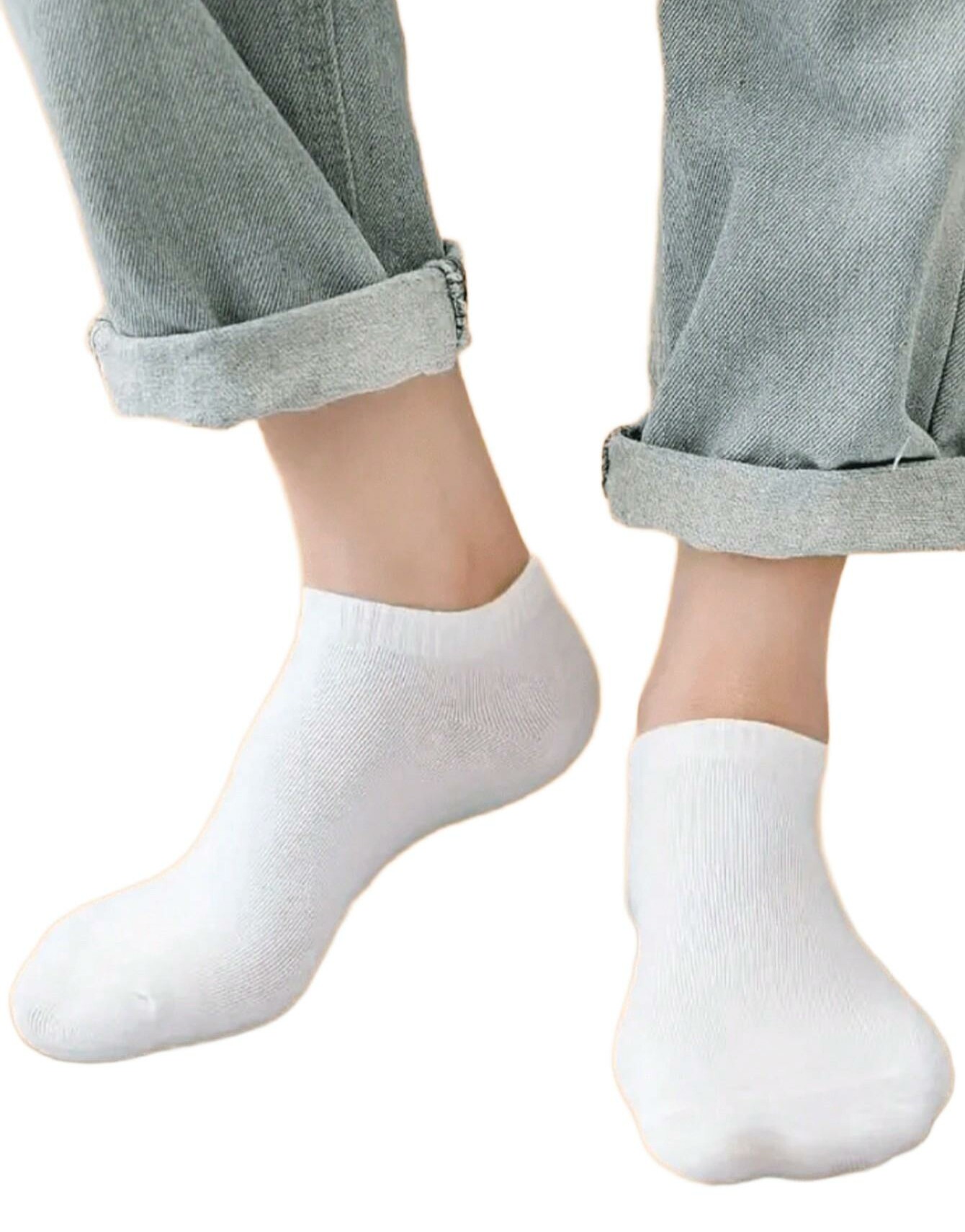 SHEIN BIAŁE SKARPETKI STOPKI S06__36-39