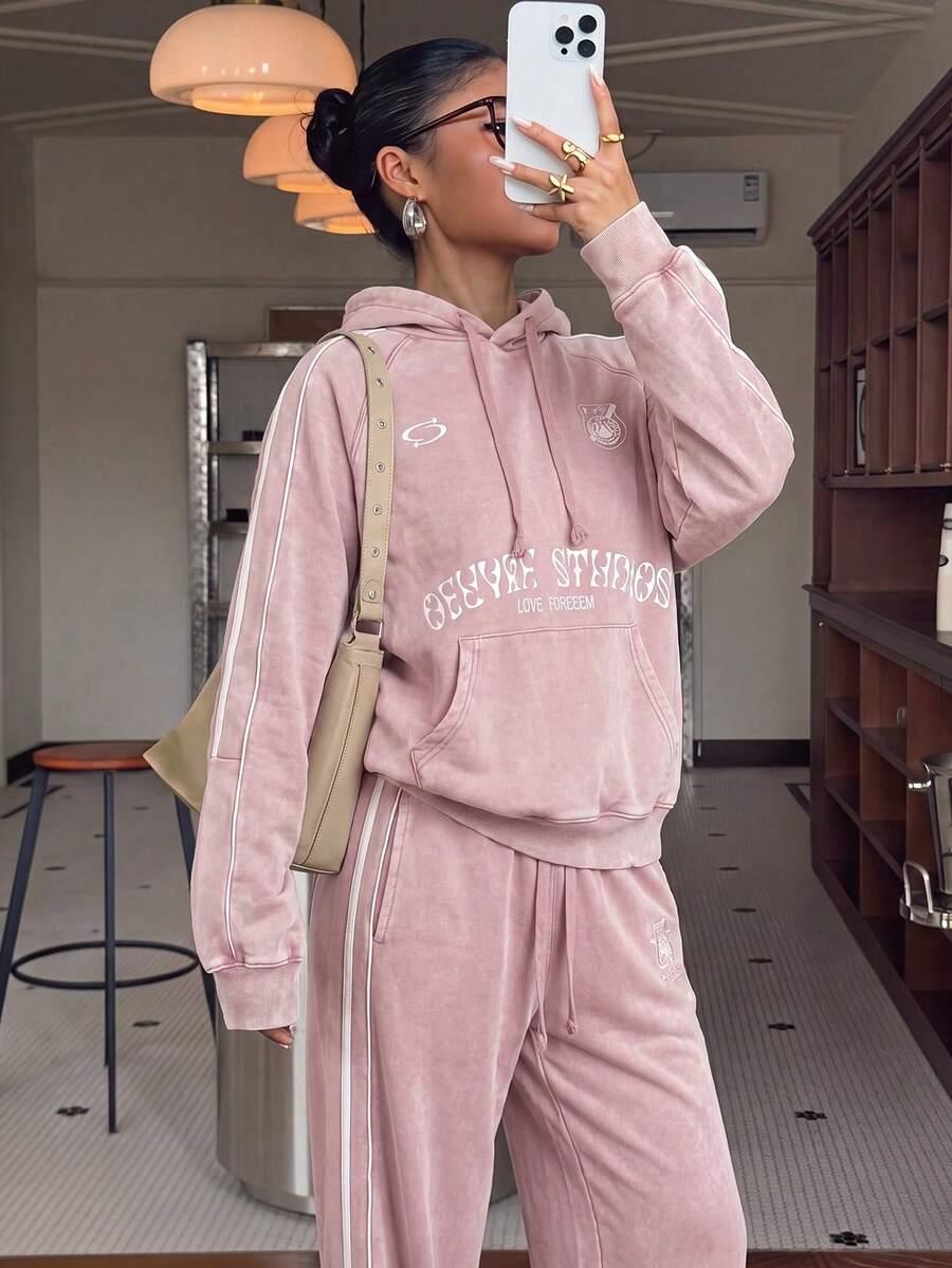 SHEIN RÓŻOWA BLUZA KAPTUR S06__S