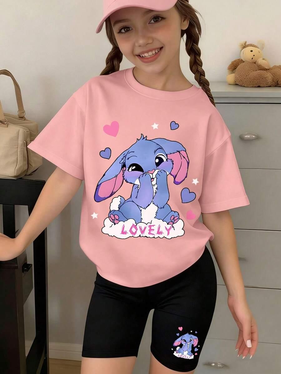 SHEIN KOMPLET T-SHIRT SPODENKI S06__146/152