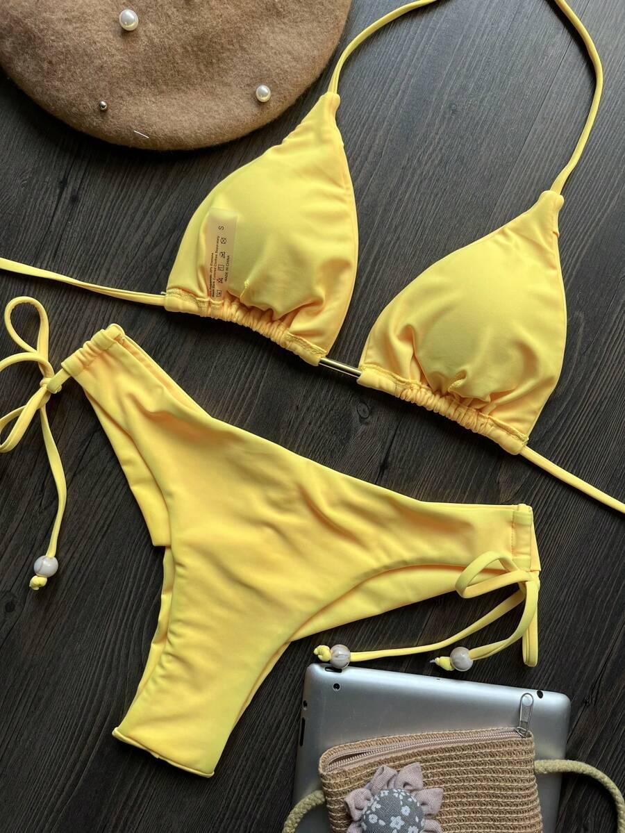 SHEIN DWUCZĘŚCIOWY STRÓJ KĄPIELOWY S09__M
