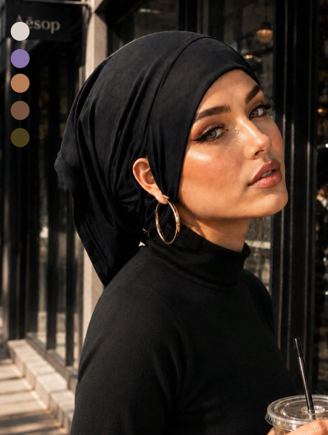 SHEIN CZARNA CHUSTA HIDŻAB S07__58