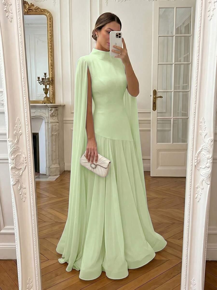 SHEIN ZIELONA MAXI SUKIENKA S06__XS