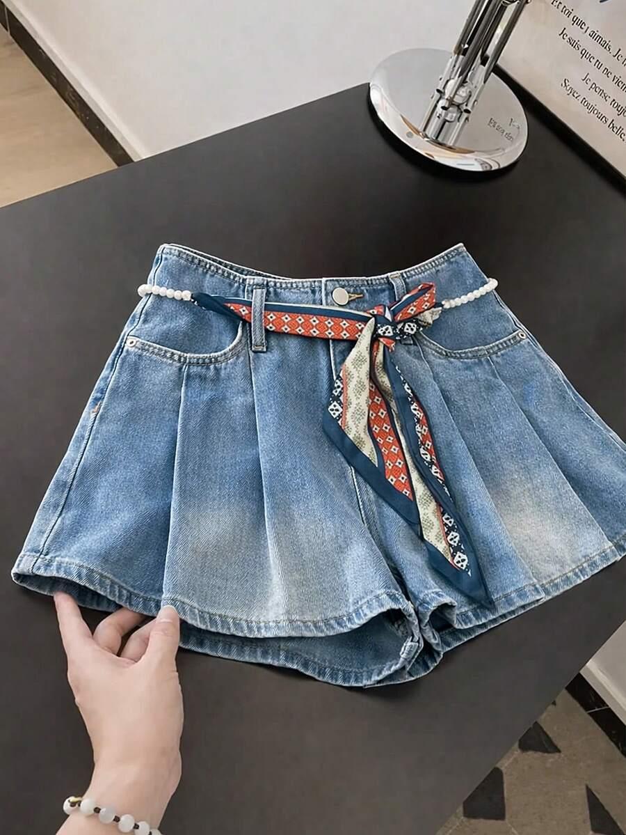 SHEIN SPODENKI JEANS CASUAL S06__L