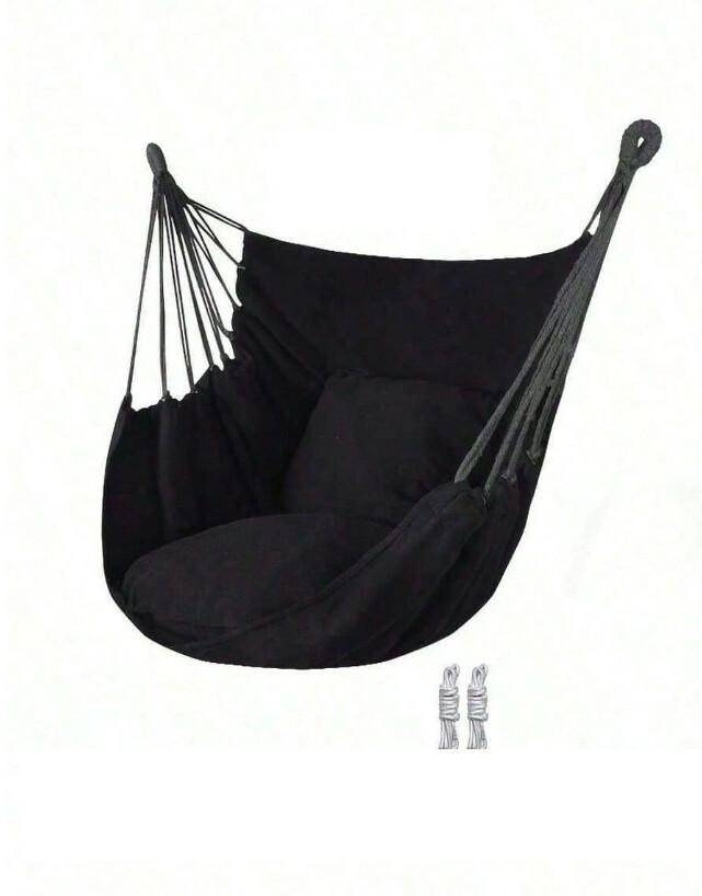 SHEIN CZARNY FOTEL WISZĄCY S07__100X130CM