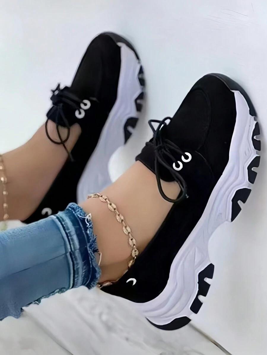 SHEIN SZNUROWANE PÓŁBUTY KONTRAST S06__35