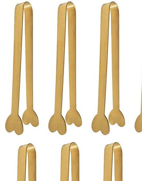 SHEIN ZŁOTE MINI SZCZYPCE 2-PACK S07__12CM