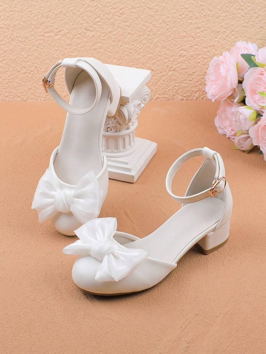 SHEIN BIAŁE SANDAŁY KOKARDA S06__33