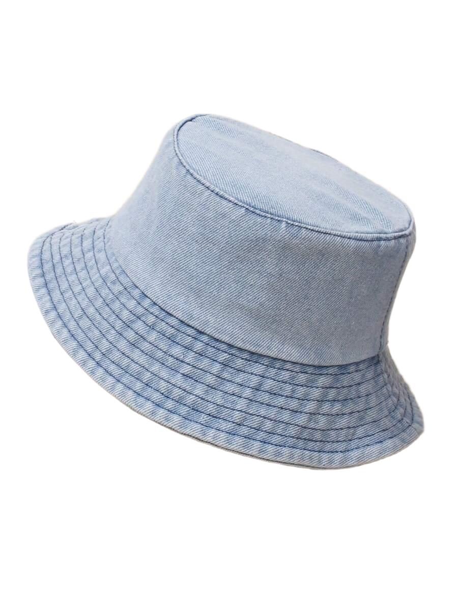 SHEIN NIEBIESKI KAPELUSZ BUCKET S07__50-54 CM