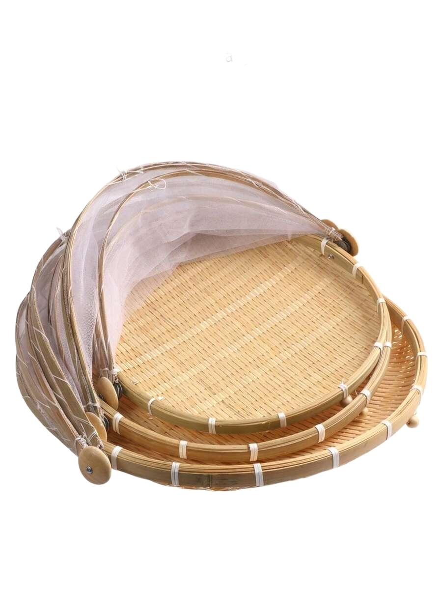 SHEIN KOSZ BAMBUSOWY NA ŻYWNOŚĆ S07__41X5X41