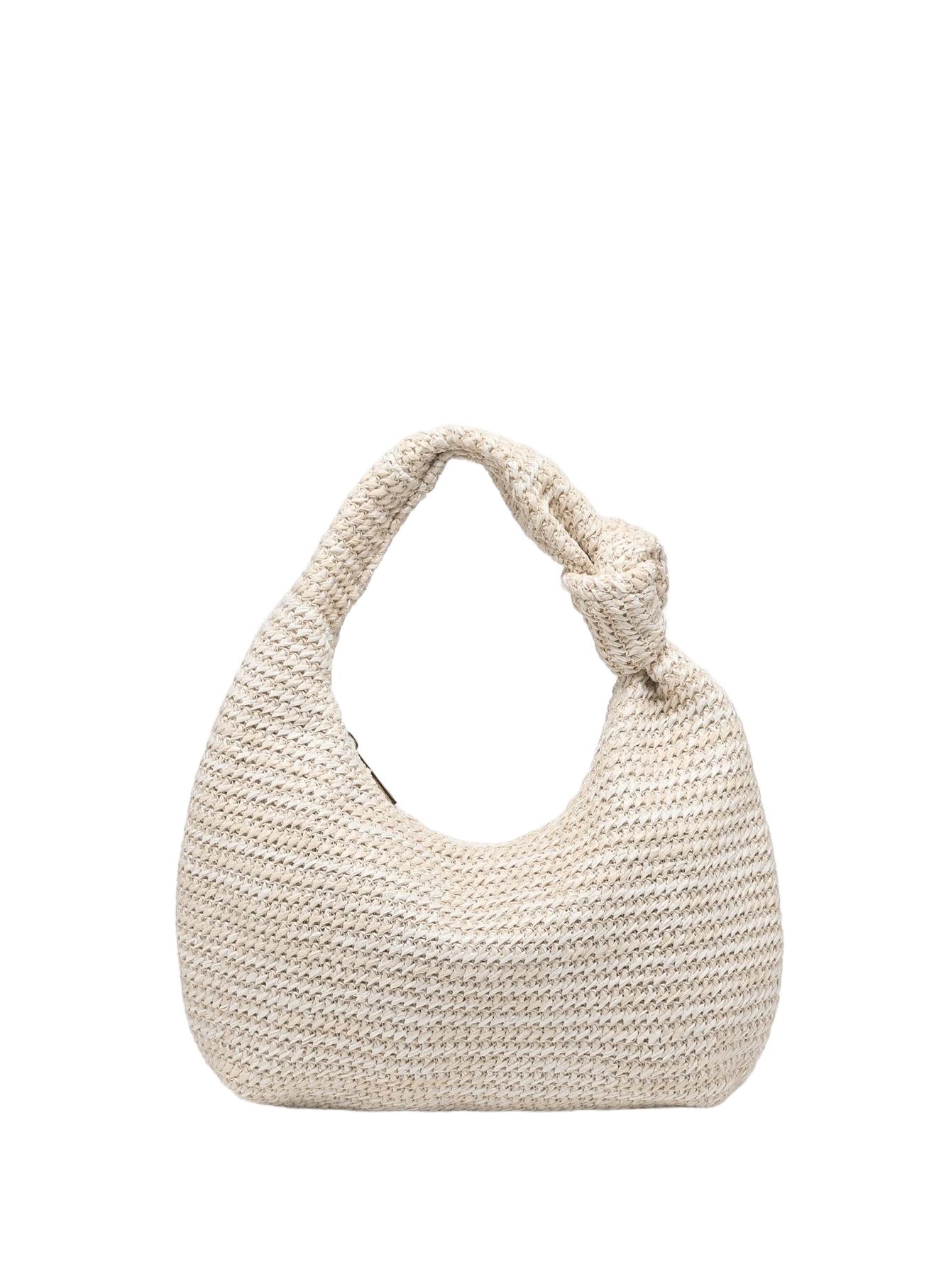 SHEIN BEŻOWA TOREBKA ZAMEK S07__23X31CM