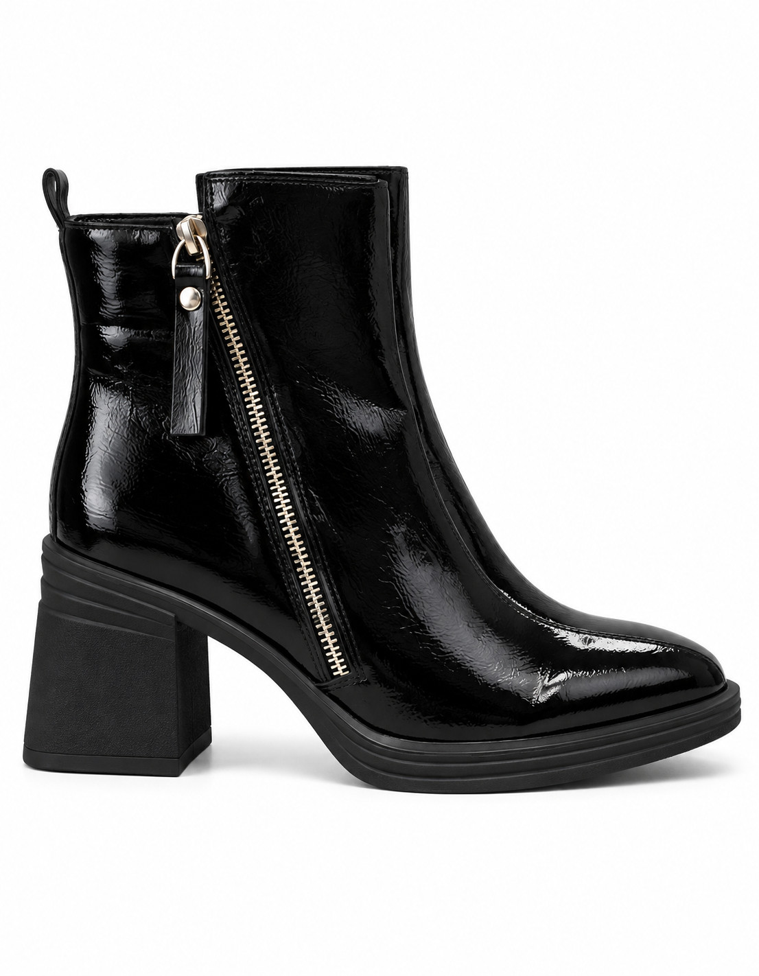 SHEIN LAKIEROWANE BOTKI ZAMEK W01__38