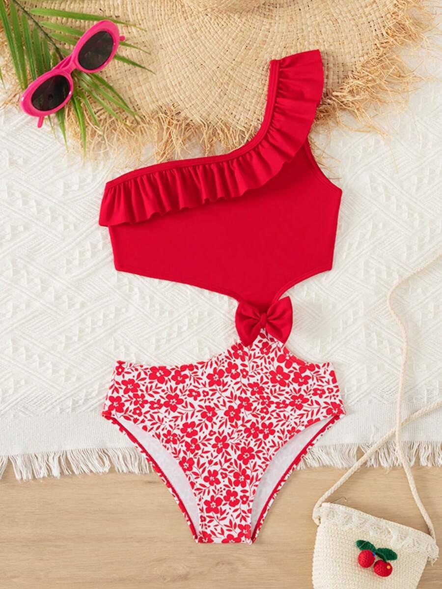 SHEIN JEDNOCZĘŚCIOWY STRÓJ KĄPIELOWY S09__146/152CM