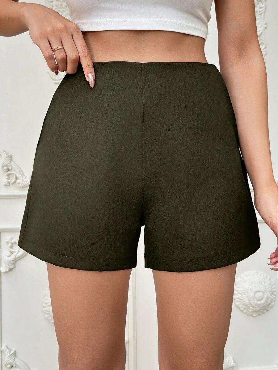 SHEIN ZIELONE KRÓTKIE SPODENKI S09__M