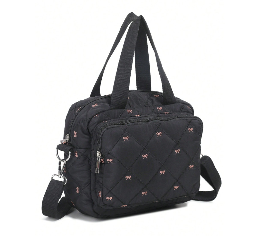 SHEIN CZARNE TORBA NA RAMIĘ S07__10X25X20CM