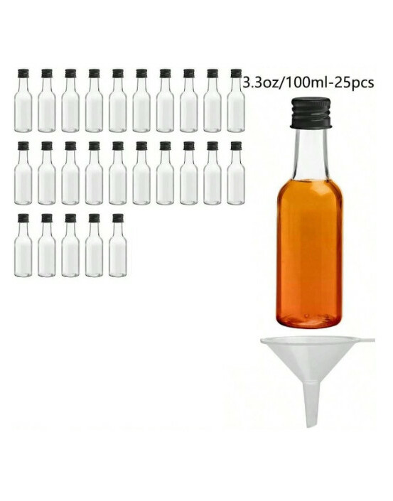 SHEIN PLASTIKOWE BUTELKI 25SZT. S07__100ML
