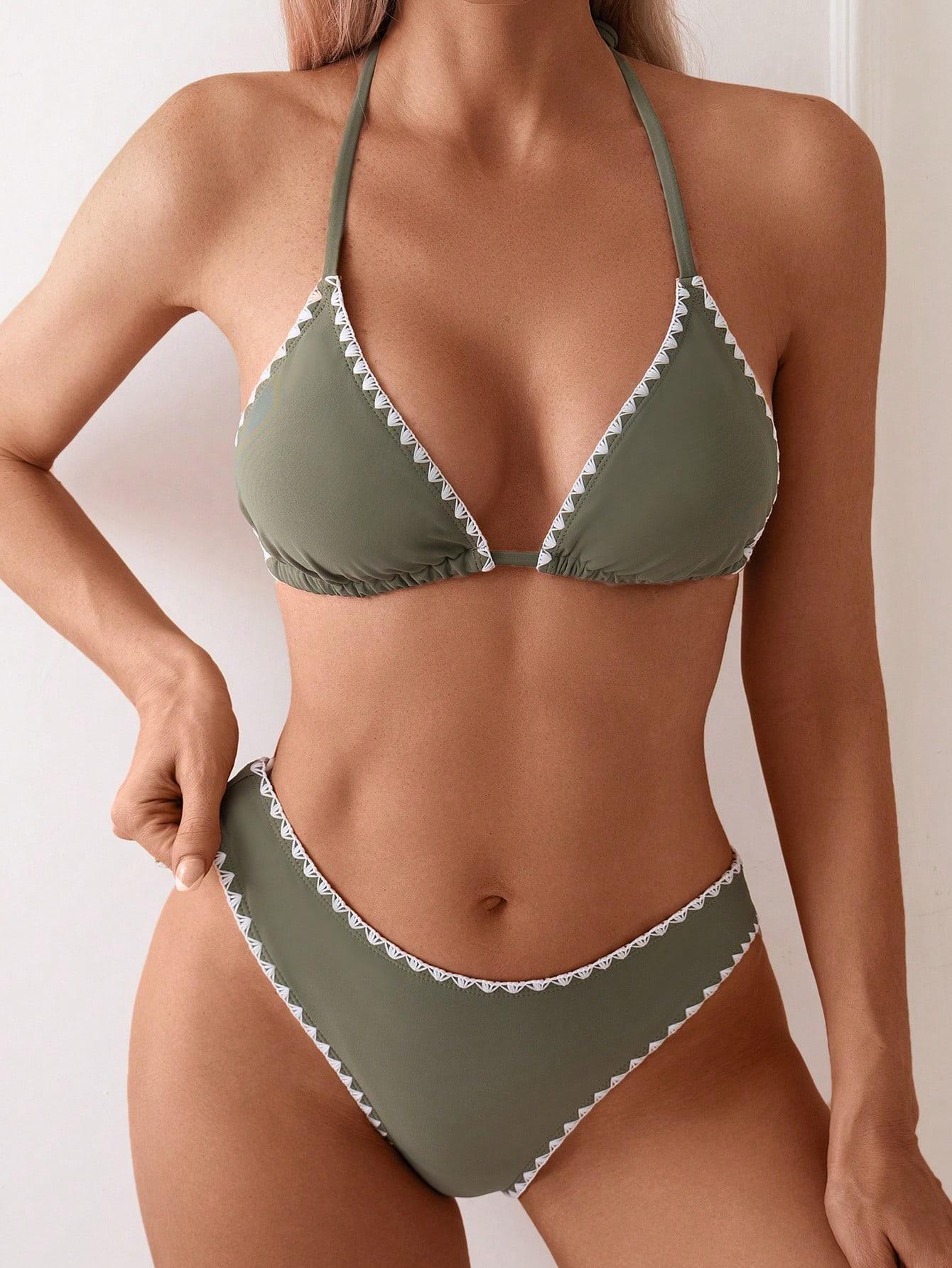 SHEIN DWUCZĘŚCIOWY STRÓJ KĄPIELOWY S09__XS