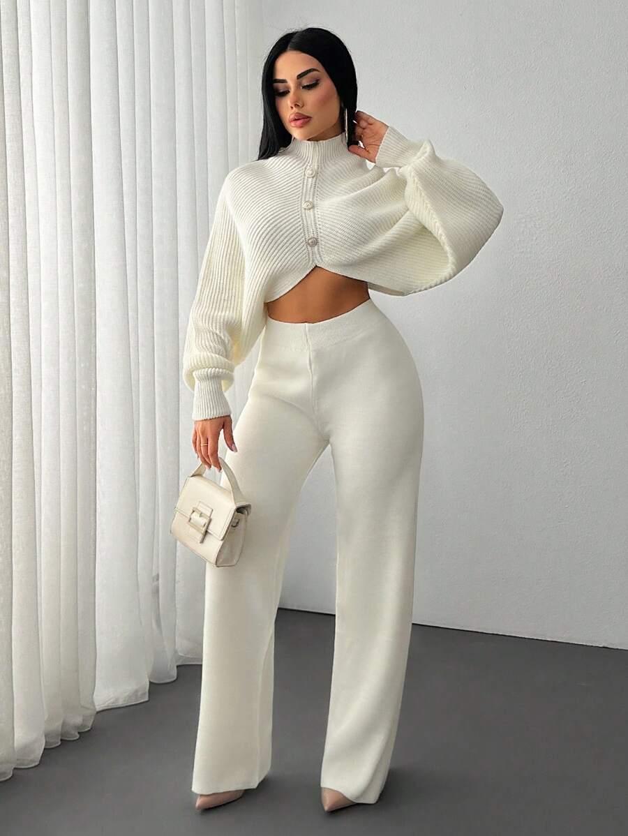 SHEIN KOMPLET SWETER SPODNIE S06__M