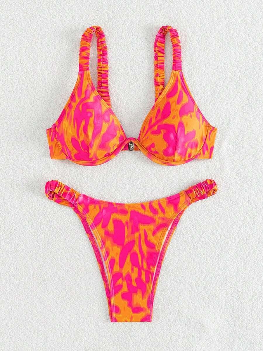 SHEIN DWUCZĘŚCIOWY STRÓJ KĄPIELOWY S09__XL