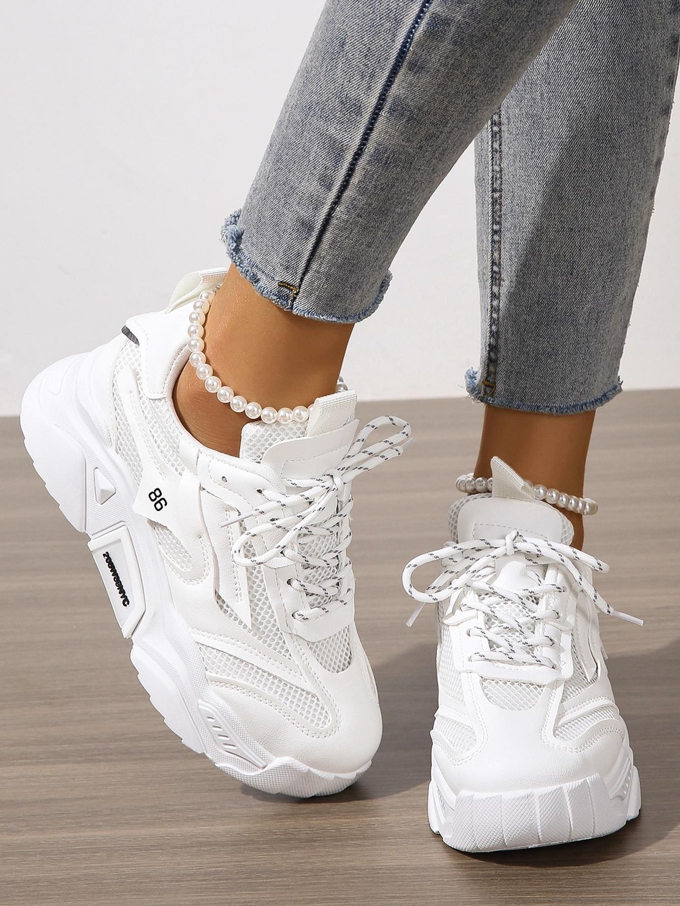 SHEIN BIAŁE BUTY SPORTOWE S06__38