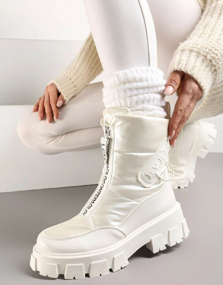 SHEIN OCIEPLANE ŚNIEGOWCE NAPISY ZAMEK W01__39