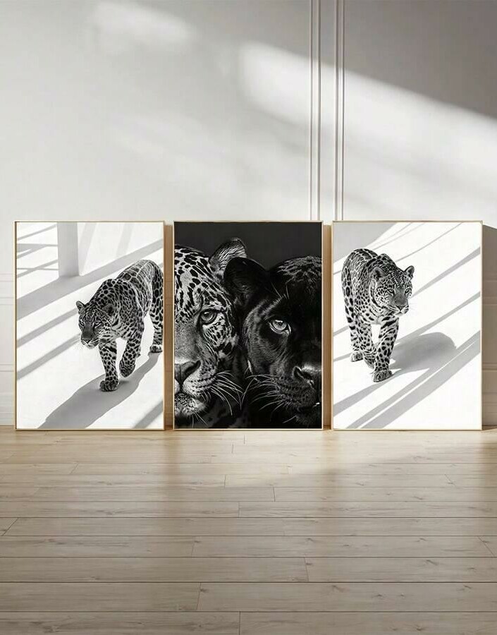 SHEIN PLAKAT BEZ RAMY 3-PACK S07__30X40