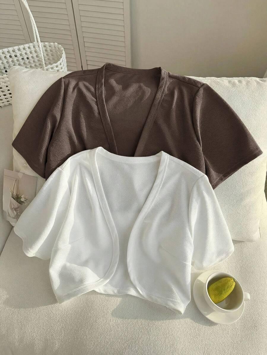 SHEIN NARZUTKA KRÓTKI RĘKAW 2-PACK S06__50