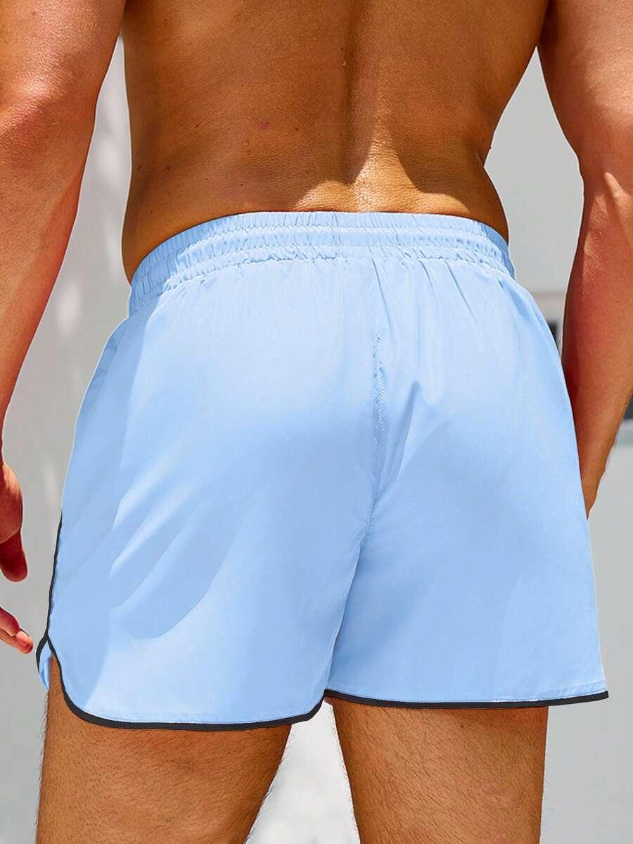 MANFINITY NIEBIESKIE KĄPIELÓWKI SPODENKI S09__S