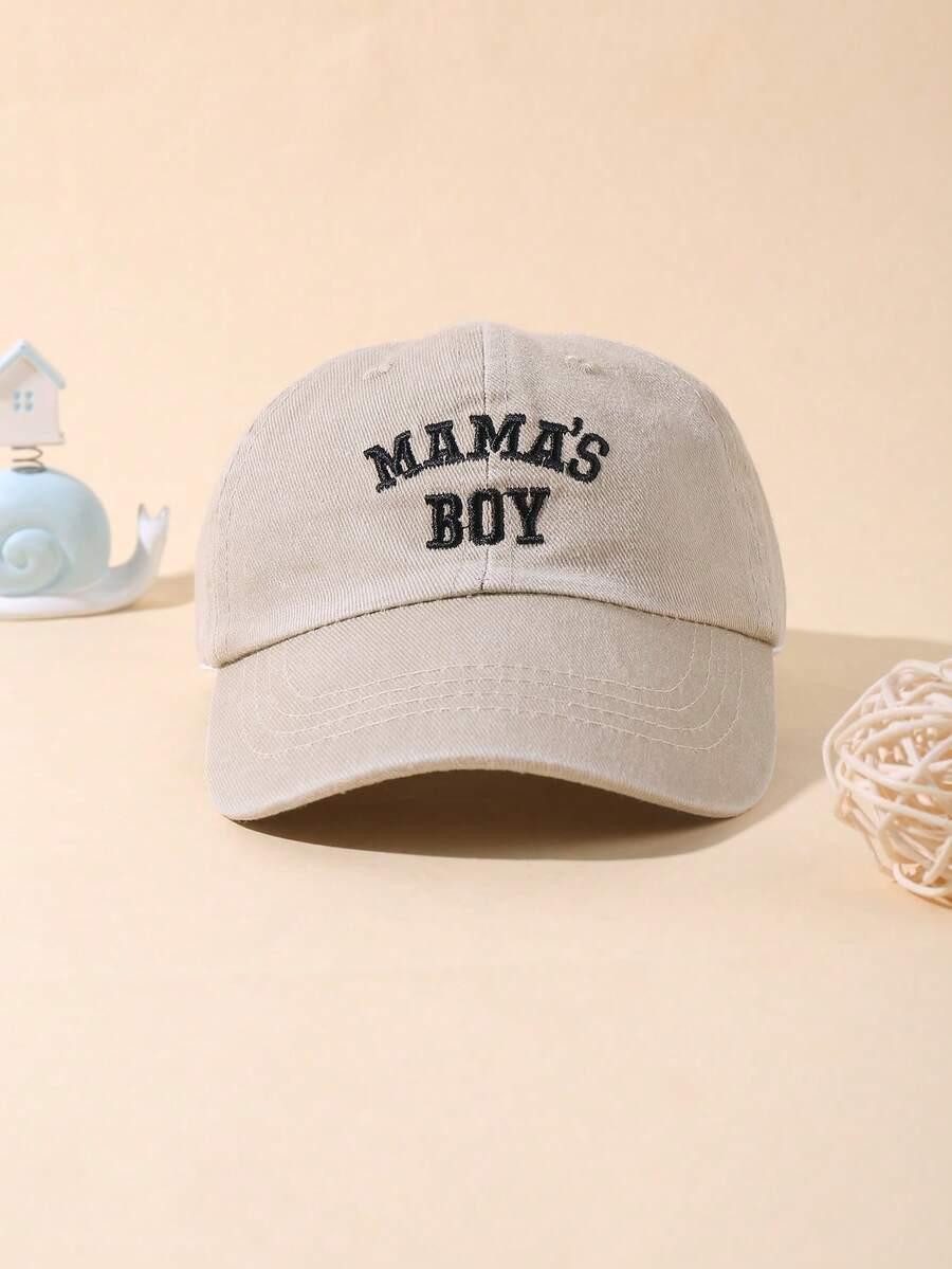 SHEIN CZAPKA Z DASZKIEM HAFT MAMA'S BOY S07__80-92